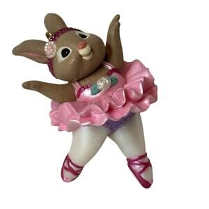 Vintage Hallmark Ballerina Bunny Ornament